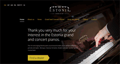Desktop Screenshot of estoniapiano.com