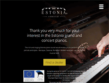 Tablet Screenshot of estoniapiano.com